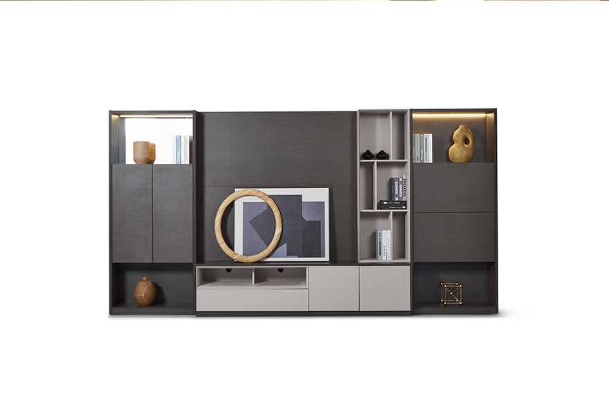 Dark Grey TV Unit