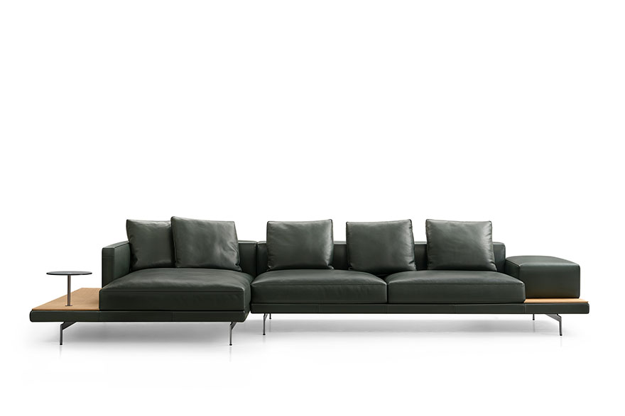Green Leather Sofa Dock